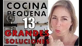 Decoración COCINA PEQUEÑA 🍳 🍳 funcional y bonita 13 Claves [upl. by Eimar]