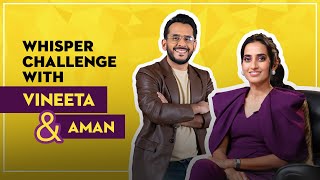 Whisper Challenge Ft Vineeta amp Aman😂🦈  Shark Tank India Season 3  SUGAR Cosmetics [upl. by Ailaro]