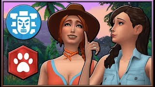 Choosing Adventure Outfits  The Sims 4 Jungle Adventure  Cats amp Dogs [upl. by Lucie412]