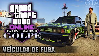 GTA Online  O Golpe do Cassino Diamond  Preliminar Veículos de Fuga [upl. by Letnom]