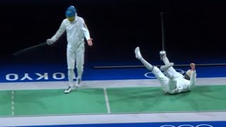 Display Of Fencing Elegance🤪 Highlights Mohamed Elsayed 🇪🇬 v Igor Reizlin 🇺🇦 QF Tokyo Olympics [upl. by Starobin85]