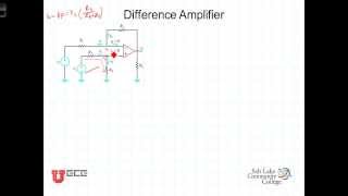 L4 2 6 Difference AmplifierChap 4 [upl. by Yehudit]