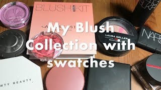 Blush Collection swatches  favorite blushes  Shiseido blushes  prestige makeup  4truthinmakeup [upl. by Walli57]