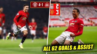 Mason Greenwood All 62 Goals amp Assist for Man United and Getafe [upl. by Kcirdlek]