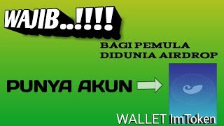 Tutorial Membuat Alamat Wallet ImTokenERC20  PEMULA WAJIB TAU [upl. by Reiser378]