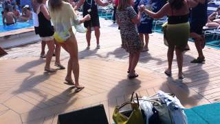 THALASSA CRUISE 2012  POOL DECK PARTY WITH DJ JOHNNY G [upl. by Sherilyn]