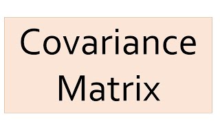 01  Theory  PCA  Covariance and Covariance Matrix in 4 mins [upl. by Renata992]