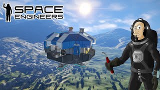 Lets play Space Engineers Episode 1  Planetfall [upl. by Strohbehn447]