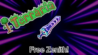 How To Get A Zenith In Terraria In Under 5 Minutes [upl. by Siurtemed]