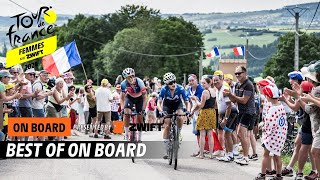 Best of On Board  Tour de France Femmes avec Zwift 2024 [upl. by Adur676]