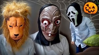 MASCARAS DE TERROR ASSUSTADORAS DO HALLOWEEN 2018 🎃Brancoala e Maikito [upl. by Nwahsd]