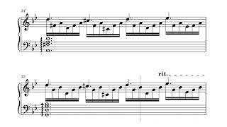 Movement 1 of Piano Sonata in B flat major [upl. by Nela]