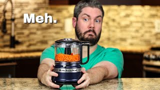 Worth It  KitchenAid 35 Mini Food Processor Review [upl. by Rashida]