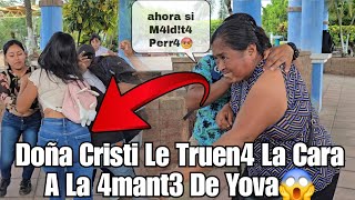 Doña Tina Encuentr4 A La 4mante De Yova En El Parque😡Doña Cristi La Ag4rr4 Del P3l0😱 [upl. by Ellerey]