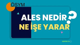 Ales Nedir Hangi Alanlarda Kullanılabilir [upl. by Ahsiret]