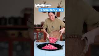 Pomelo honey tea  Can relieve coughshortsvideo shorts asiancookingvideos tea 柚子茶 [upl. by Jamison]