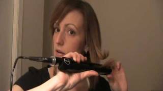 How to Flip Hair Using Hair Straightener Flat Iron [upl. by Sitelc520]