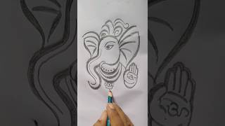 Ganesh Drawing Easy Tutorial  Ganesh Chaturthi Special Drawing For Beginners Guide [upl. by Acirretal]