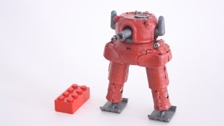 3D printed articulated robot tank toy [upl. by Adnauq865]