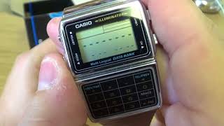 Casio DBC611E1EF Databank Calculator Watch Review and Unboxing [upl. by Regazzi]