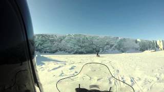 Svalbard Longyearbyen  east coast by snowmobile 2014 [upl. by Ripleigh112]