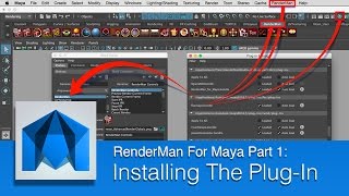 DART 106 Intermediate Maya RenderMan Part 1 Loading The Plugin [upl. by Lubin]