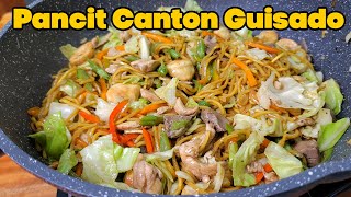 PANCIT CANTON GUISADO RECIPE [upl. by Rolan]