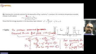 NPTEL Convective Heat Transfer noc24 me112  Tutorial 3rd week  12082024 [upl. by Rowan]