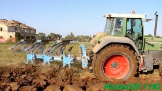 Fendt Favorit 824 turboshift con trivomero Lemken [upl. by Kwok]