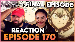 THANKS FOR EVERYTHING BLACK CLOVER ❤  Black Clover Final Episode 170 Reaction [upl. by Jarrid287]