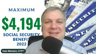 What is the Maximum Social Security Benefit in 2022 How is Social Security calculated [upl. by Carey55]