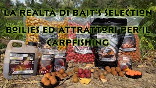 LA REALTÀ DI BAIT’S SELECTION  boilies ed attrattori per il carpfishing [upl. by Philine]