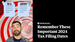 Important 2024 Tax Dates  Free Tax Guide [upl. by Eibbor202]