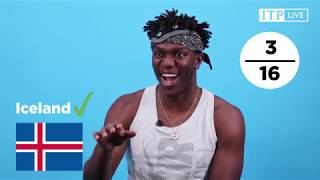 WORLD CUP 2018 QUIZ WITH KSI [upl. by Yremogtnom]