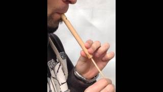 Wooden Slide Whistle Bird Imitation Wind Musical Instrument [upl. by Nivlam321]