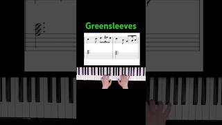 Greensleeves piano christmasmusic music pianotutorial What Child is This [upl. by Colin]