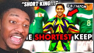 American Reacts To The Story Of Jorge Campos A 5’6 GOALKEEPER [upl. by Omrellig]