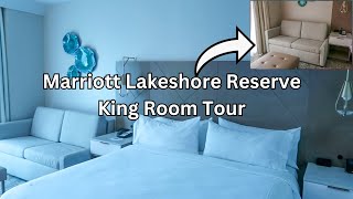 Marriott Lakeshore Reserve Orlando Florida KING ROOM TOUR [upl. by Lytsirhc]