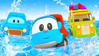 Car cartoons for kids  Leo the Truck amp Clever cars full episodes cartoons for babies [upl. by Leverett]