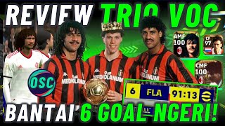 TRIO VOC  EPIC GULLIT RIJKAARD amp VAN BASTEN BANTAI LAWAN 6 GOAL TANPA AMPUN EFOOTBALL 2023 MOBILE [upl. by Ahsal188]