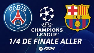 PSG  FC Barcelone ligue des Champions quart de finale aller [upl. by Tezil]