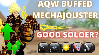 AQW Buffed MechaJouster Class Good Soloing Class [upl. by Rellim]