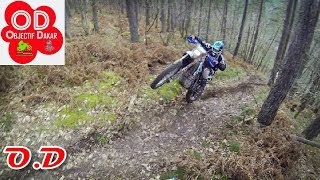 Sortie 83 Enduro Bourgogne Roulant Cailloux et Grimpette GoPro Hero 3 Black 250TE450WRF [upl. by Ynnot]