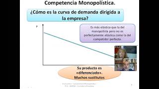 Video de contenidos teóricos de Competencia Monopolística  Economía I FCE UNPSJB CRD 1 [upl. by Ial]