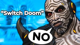 Toxic Player Demands Doomfist Switch  JawDropping Result [upl. by Anuska156]