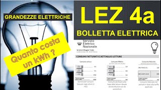 4a  Bolletta elettricadifferenza tra potenza ed energia e tra kW e kWh costo kwh tariffe f1 f23 [upl. by Eniwtna]