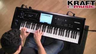 Kraft Music  Korg Kronos X Demo with Rich Formidoni [upl. by Aicilf851]