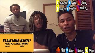 AAP Ferg Ft Nicki Minaj  Plain Jane REMIX Reaction Video [upl. by Herbie921]