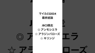 イスラボのマイルチャンピオンシップ2024 最終結論 [upl. by Kus]