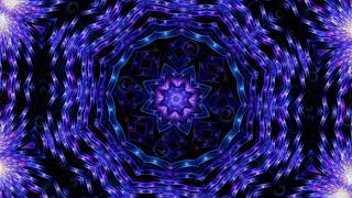 The Splendor of Color Kaleidoscope Video with mirrors from 6 to 20  Blue1 ver II [upl. by Aner]